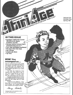 Atari Age Newsletter