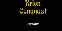 Krion Conquest, The