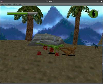 Yabause v0.9.7 Linux/GTK, Lost World Jurassic Park