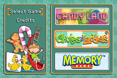 Candy Land, Chutes and Ladders, Memory Game (U)