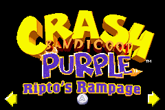 2 Games in 1 - Crash Bandicoot Purple - Ripto's Rampage + Spyro Orange - The Cortex Conspiracy (U)