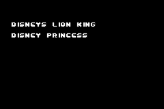 2 Games in 1 - The Lion King + Disney Princess (E)