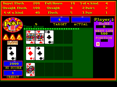 Pokio (Dutch, Game Card 95-750-278)