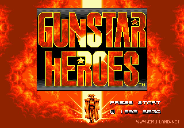 Sega Genesis Gunstar Heroes Emu Land